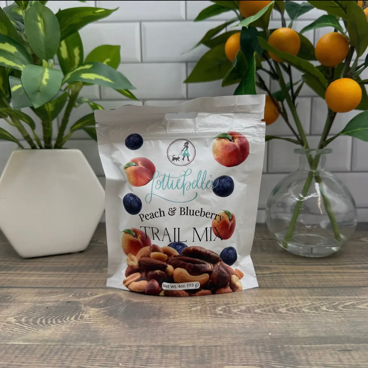 Peach and Blueberry Trail Mix