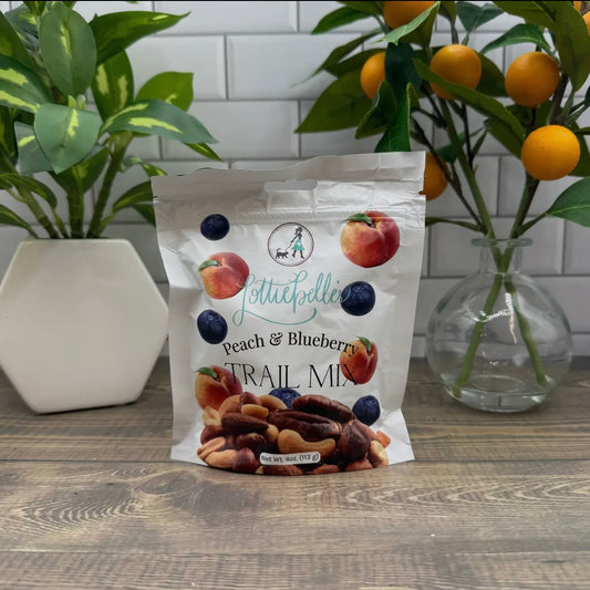 Peach and Blueberry Trail Mix